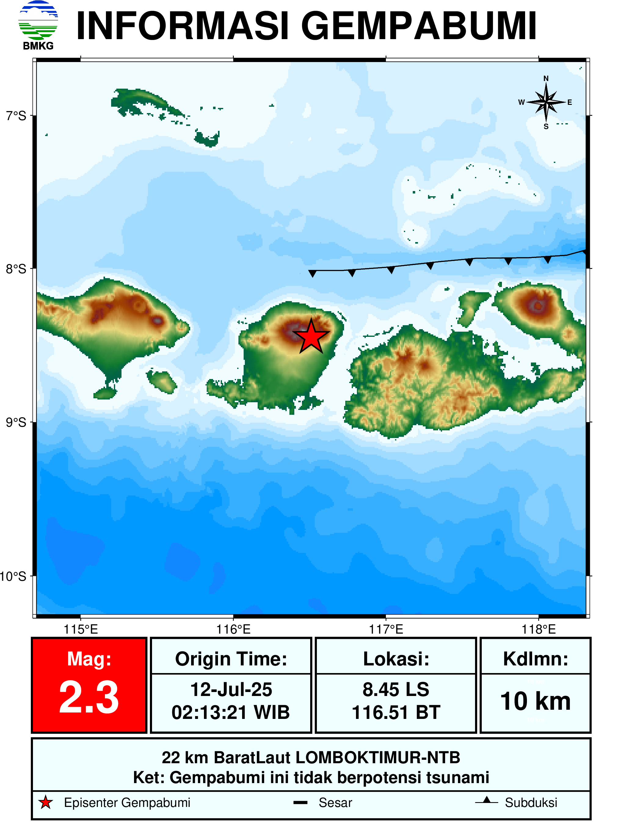gambar shakemap
