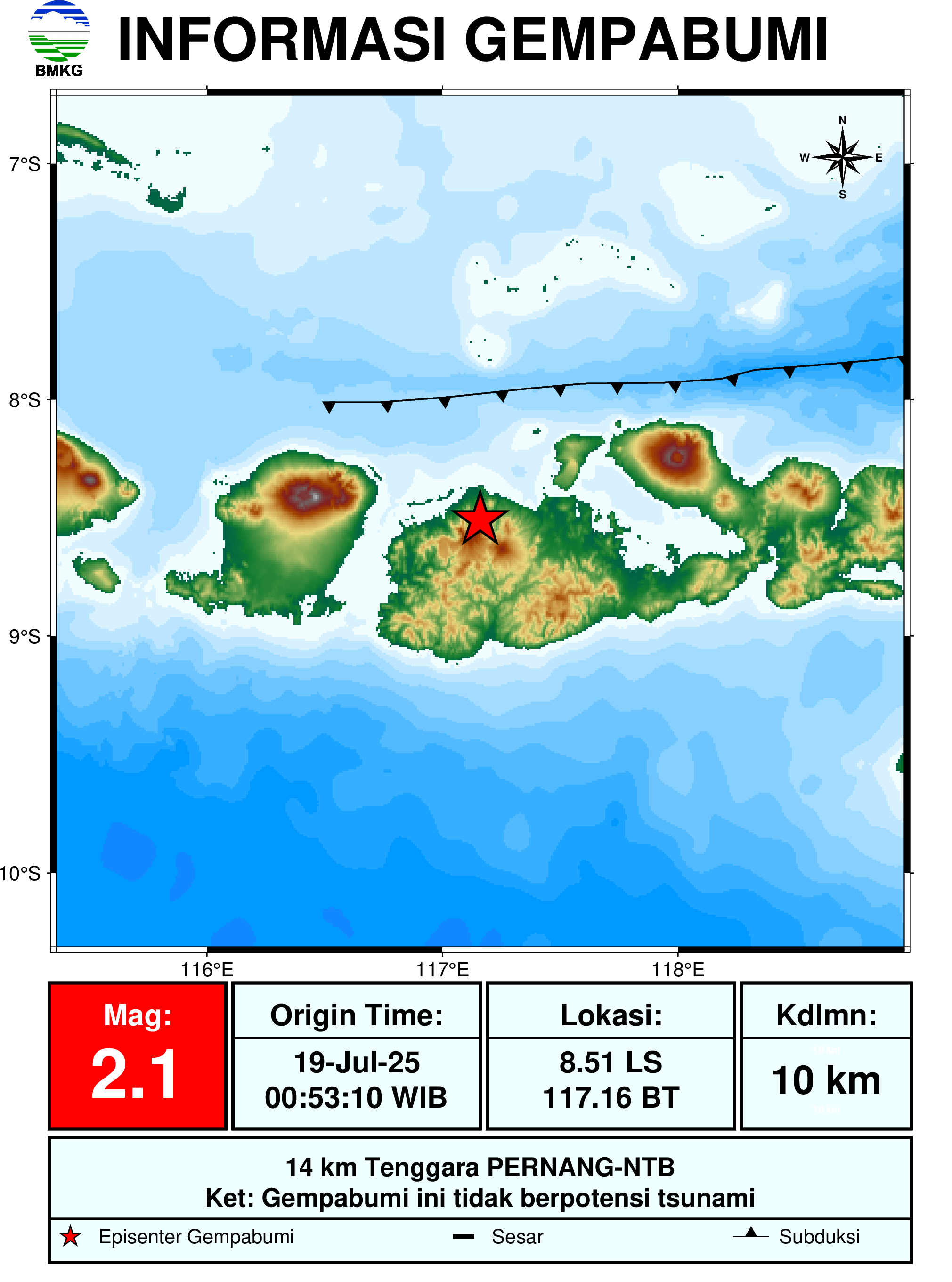 gambar shakemap